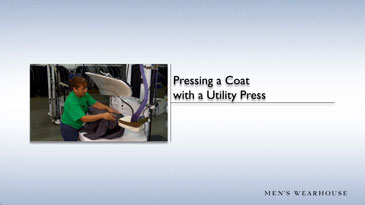 Pressing a Coat with a Utility Press - 2015